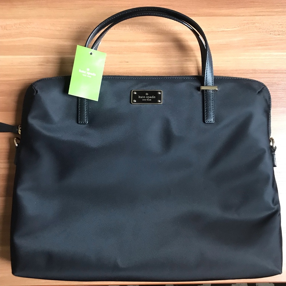 NWT Kate Spade nylon laptop bag